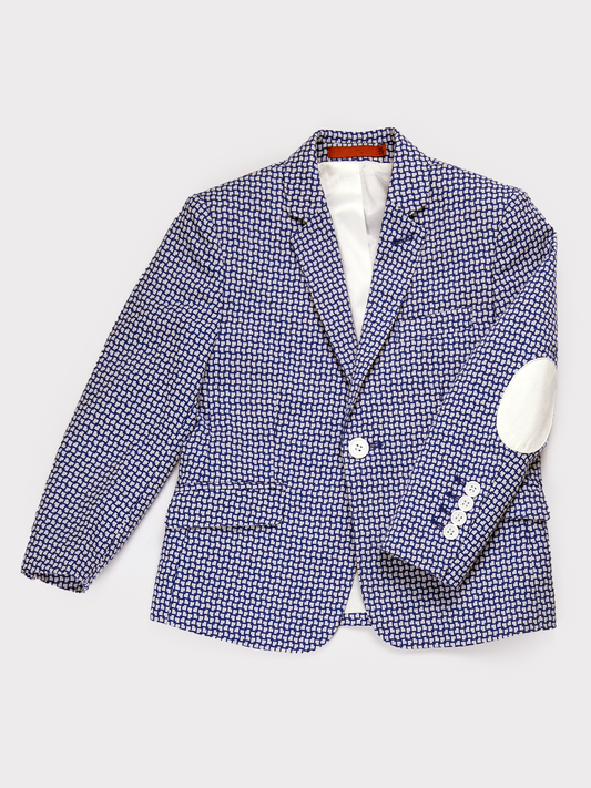 Blue Checkered Blazer