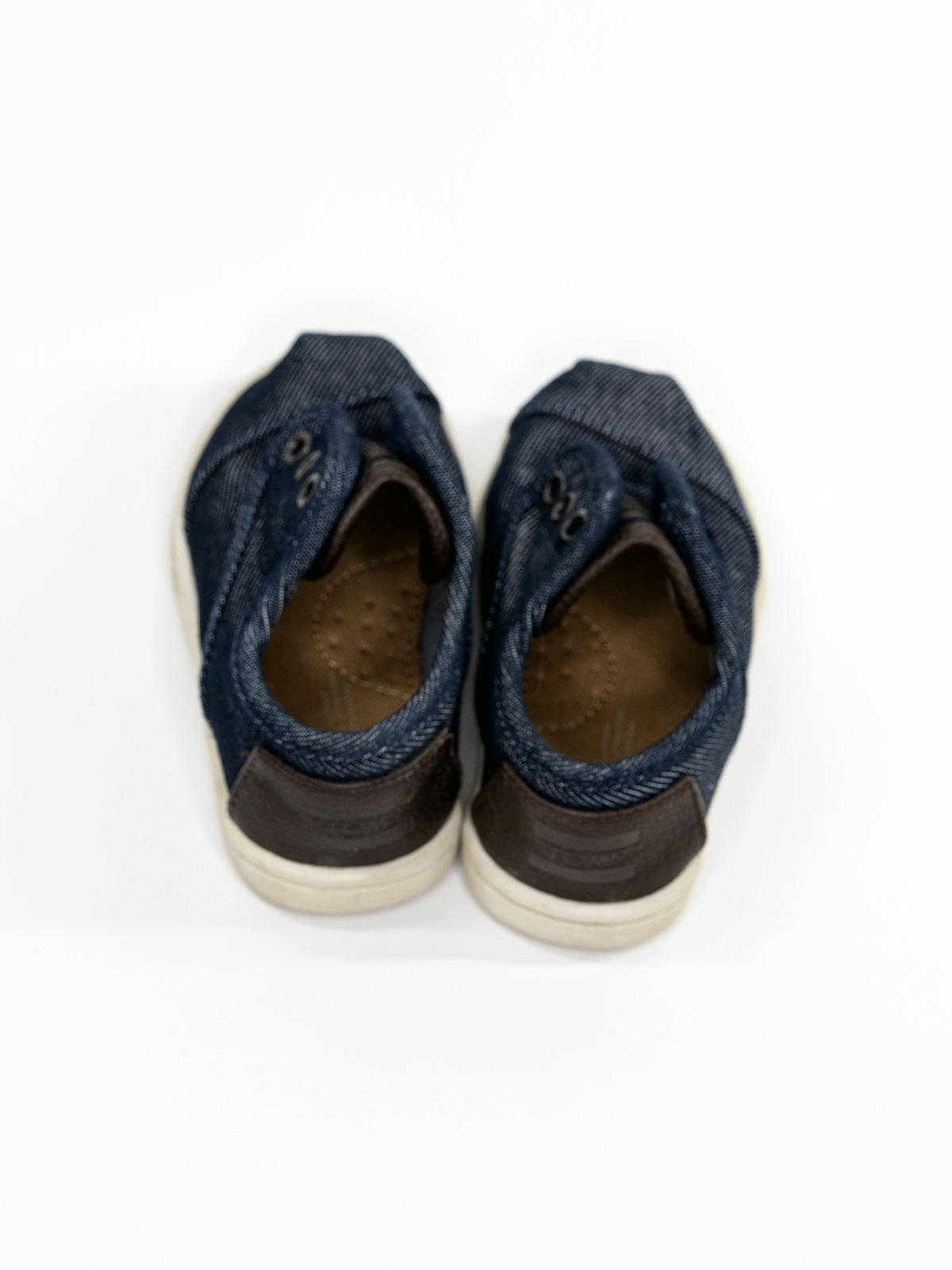 Toddler Boys' Navy Canvas Slip-On Sneakers